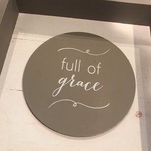 Designs Direct | Full Of Grace Wall Plaque